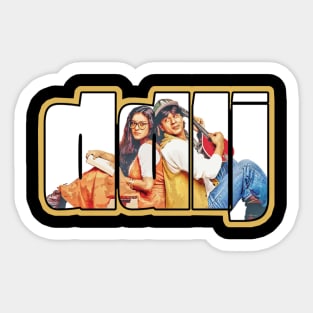 DDLJ Hindi Cinema Classic Movie For 90's Kids Sticker